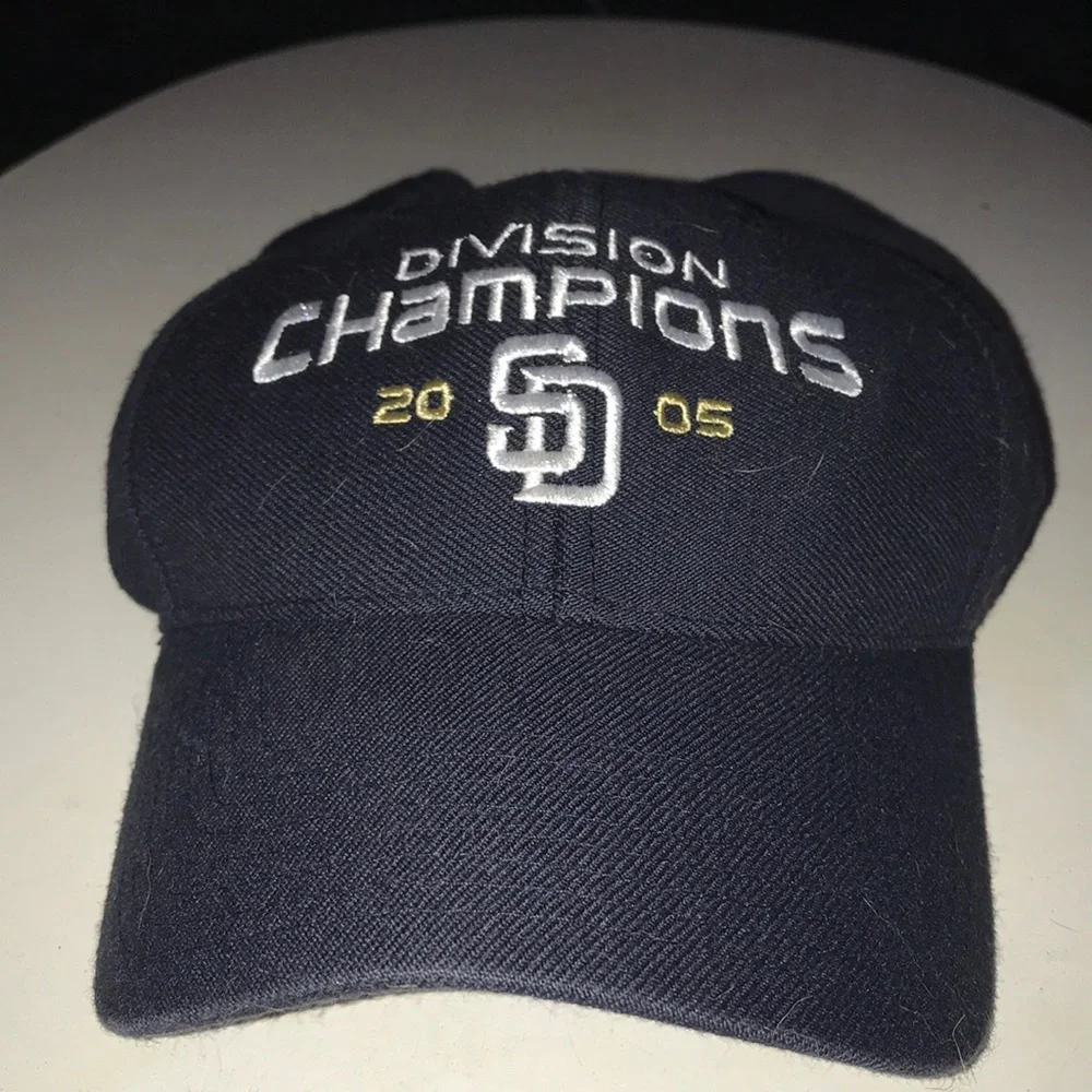 San Diego Padres 2005 Division Champions Navy Baseball Cap Twins Enterprise Hat